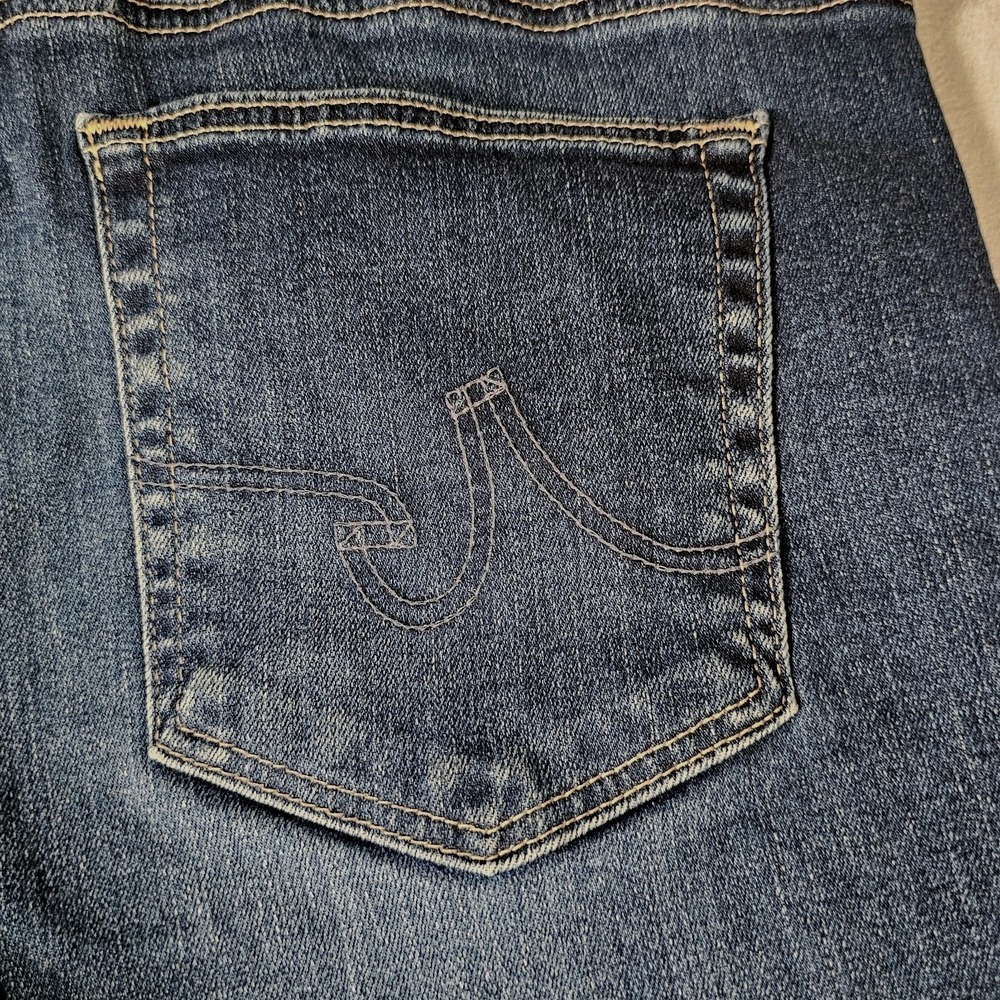 Adriano Goldschmied Farrah Ankle Skinny Jeans Womens Size 31R Mid Rise Dark Wash - Picture 13 of 14